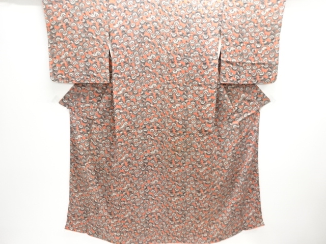 Japanese Kimono / Chirimen Kinsha Silk